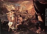 Nicolas Poussin Canvas Paintings - Selene and Endymion